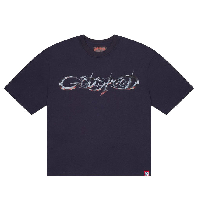Godspeed New Age Logo Tee Navy Hover Image