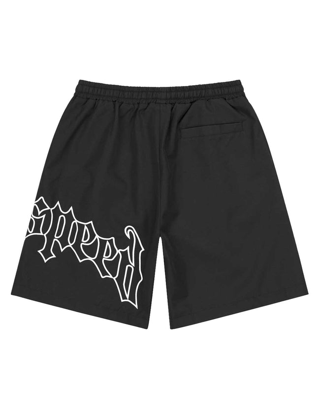 Godspeed OG Logo Nylon Shorts Black/White Main Image