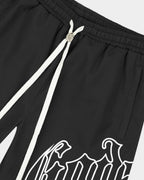 Godspeed OG Logo Nylon Shorts Black/White