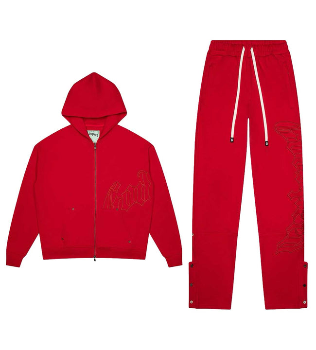 Godspeed OG Logo Sweatsuit Double Red Hover Image