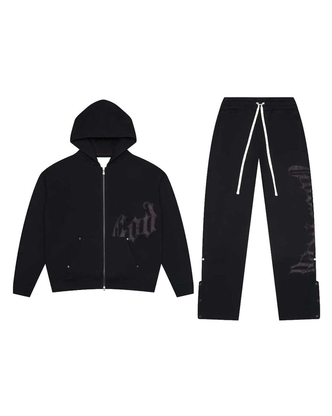 Godspeed OG Logo Sweatsuit V2 Black/Satin Black Hover Image
