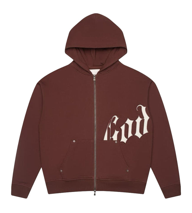 Godspeed OG Logo Sweatsuit V2 Brown/White Main Image