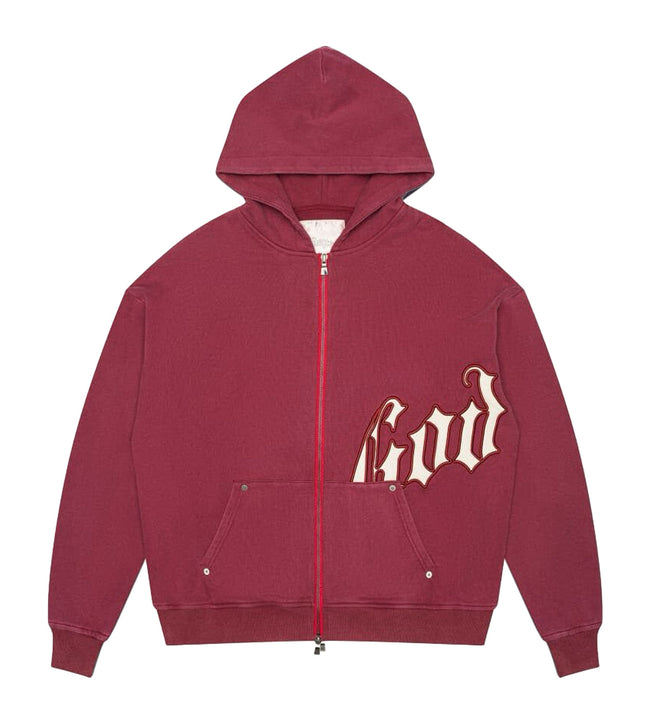 Godspeed OG Logo Sweatsuit V2 Burgundy Main Image