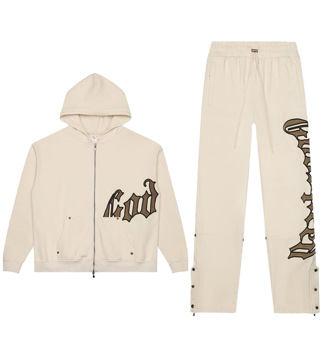 Godspeed OG Logo Sweatsuit V2 Creme/Brolive Hover Image