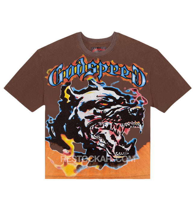 Godspeed Off The Leash Tee Mocha Brown Hover Image