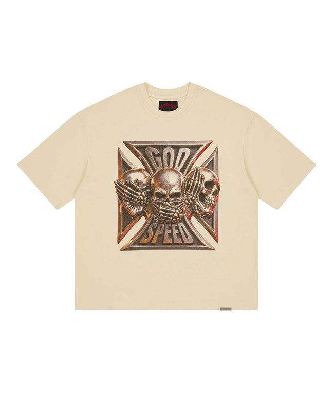 Godspeed Omerta Tee Bone Hover Image