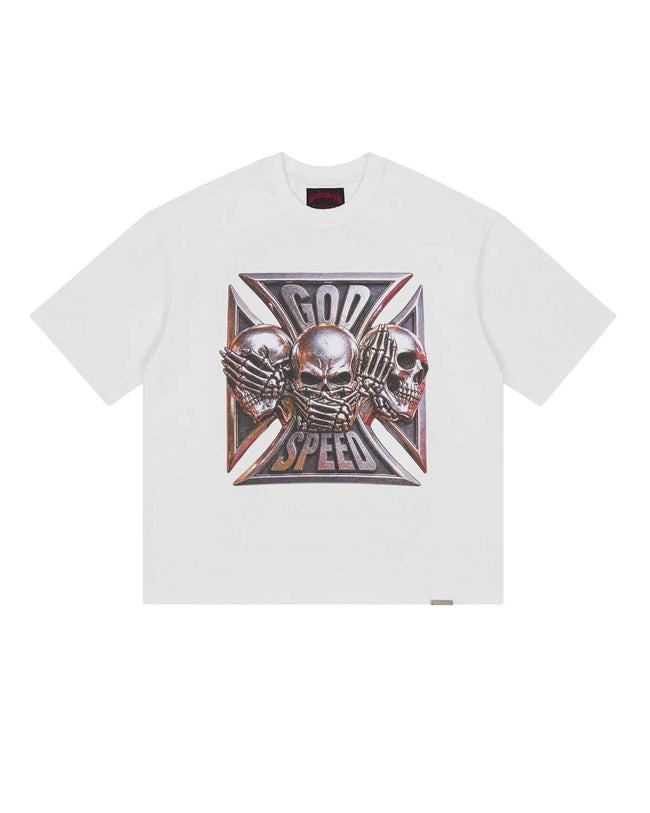 Godspeed Omerta Tee White Hover Image