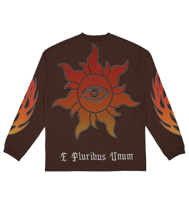 Godspeed On The Run L/S Tee Mocha Brown Main Image