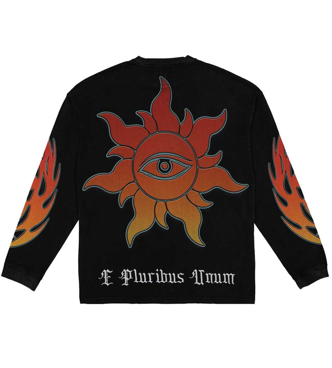 Godspeed On The Run L/S Tee Washed Black Main Image