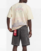 Godspeed Patchwork Denim Shorts V2 Grey