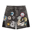 Godspeed Patchwork Denim Shorts V2 Grey