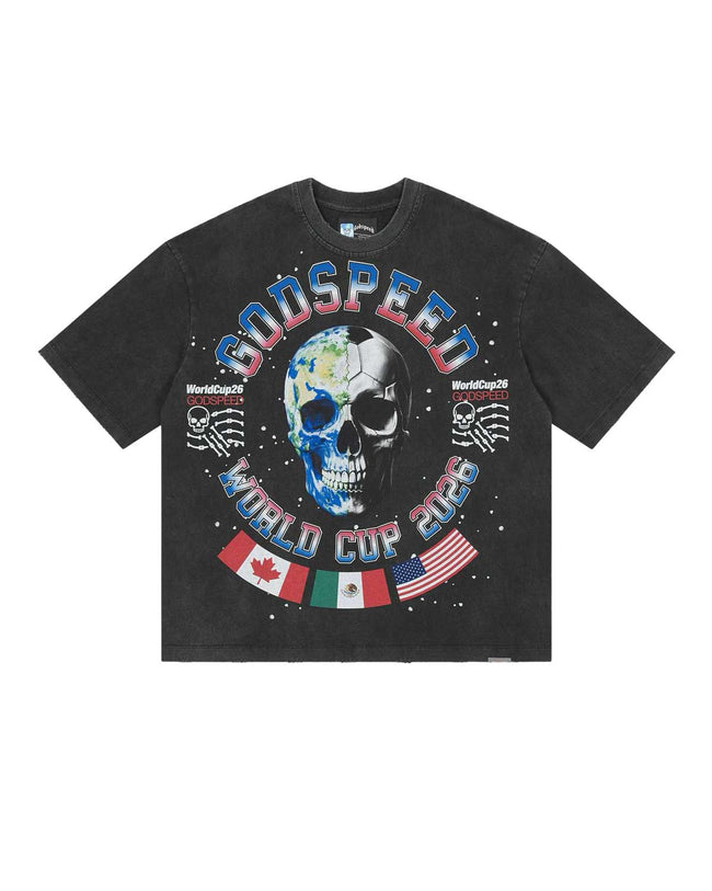 Godspeed Planet Futbol Tee Black Hover Image