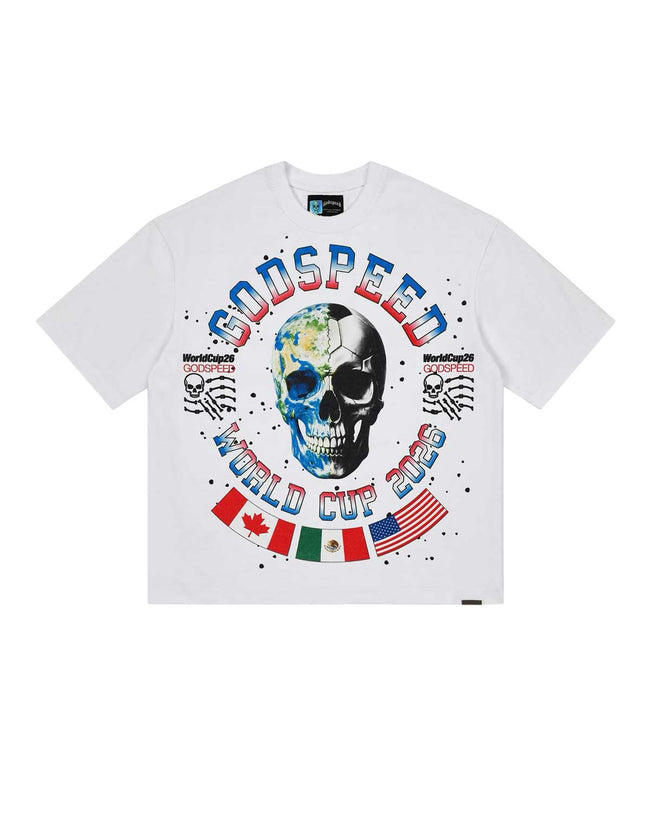 Godspeed Planet Futbol Tee White Hover Image