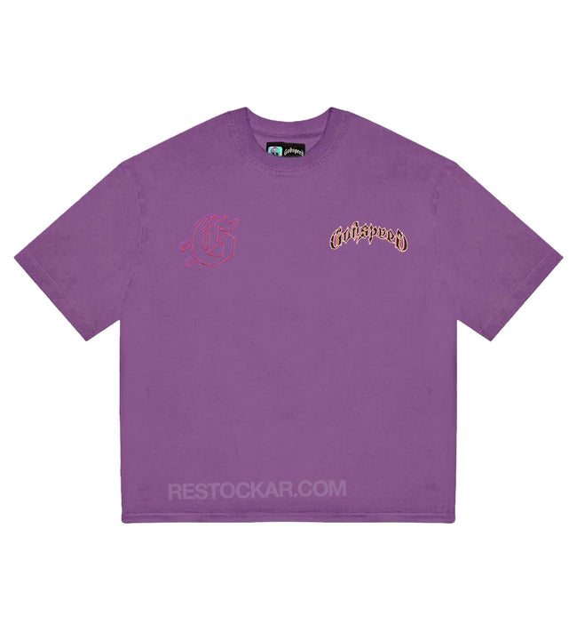 Godspeed Run Club Tee Purple Main Image
