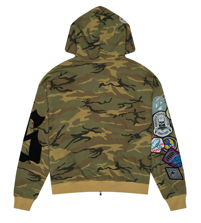 Godspeed Squadron Hoodie Camo Green Main Image