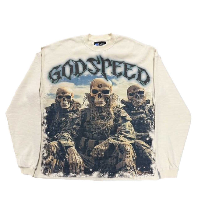 Godspeed Squadron Thermal L/S Tee Bone Hover Image
