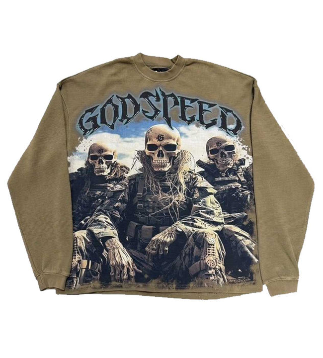 Godspeed Squadron Thermal L/S Tee Olive Hover Image