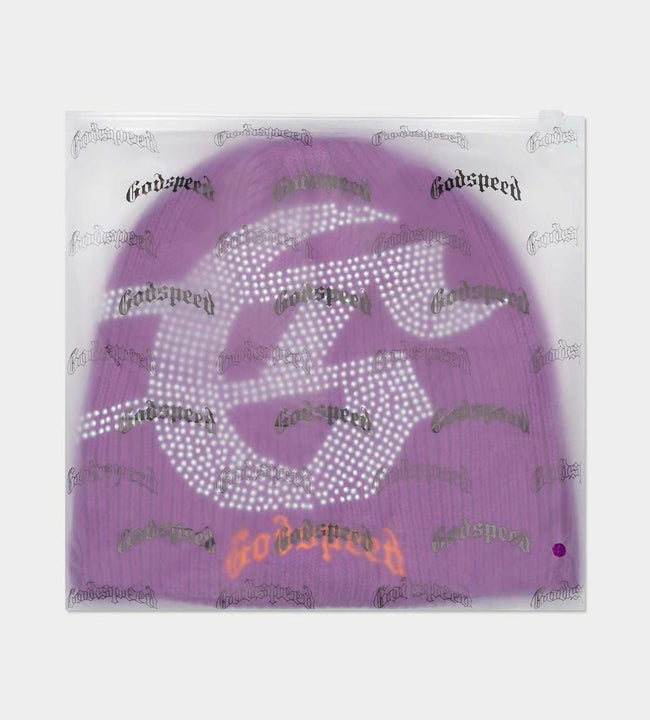 Godspeed Studded Beanie Purple Main Image