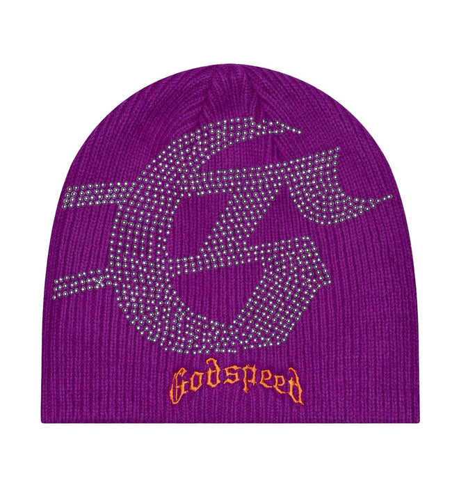 Godspeed Studded Beanie Purple Hover Image