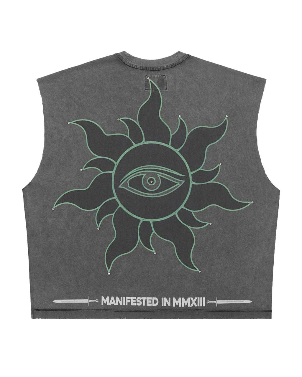 Godspeed Sunken Liberty Sleeveless Tee Grey Wash