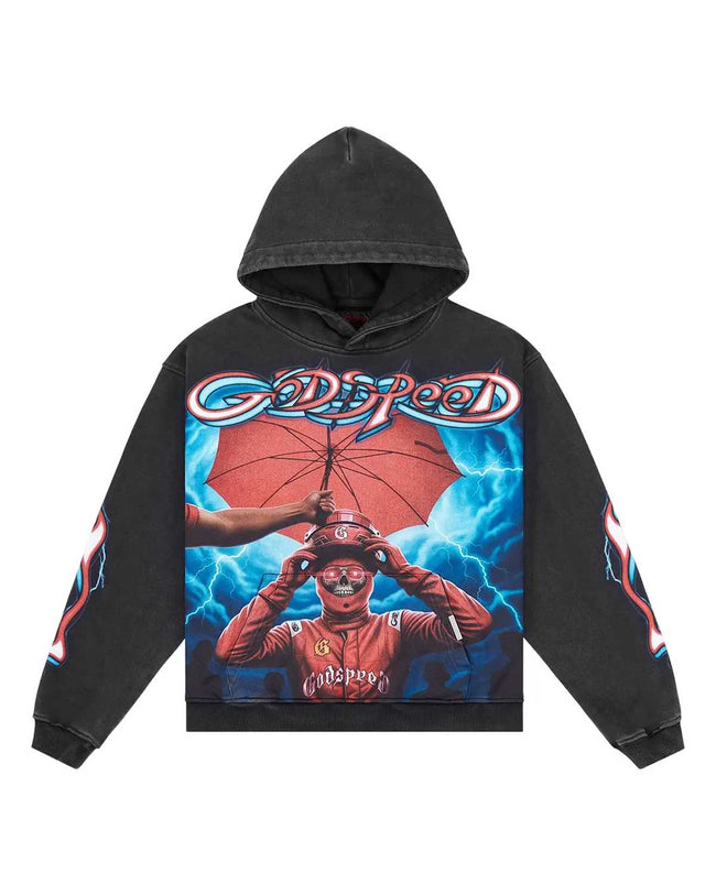 Godspeed Supreme Reign Hoodie Black Wash Hover Image