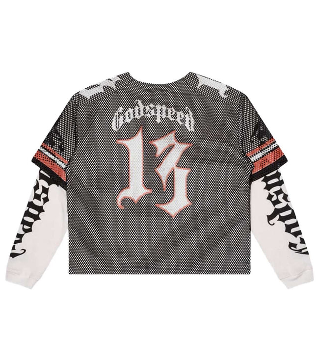Godspeed TD Layered Jersey Black/White/Red Boom Main Image
