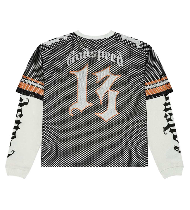 Godspeed TD Layered Jersey Black/White/Orange Main Image