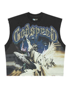 Godspeed The Landing Sleeveless Tee Black