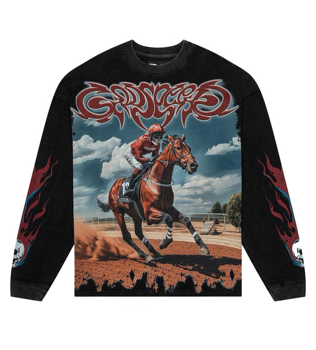 Godspeed Thorough L/S Tee Black Wash Hover Image