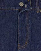 Godspeed Twin Panel Denim Shorts Raw Blue