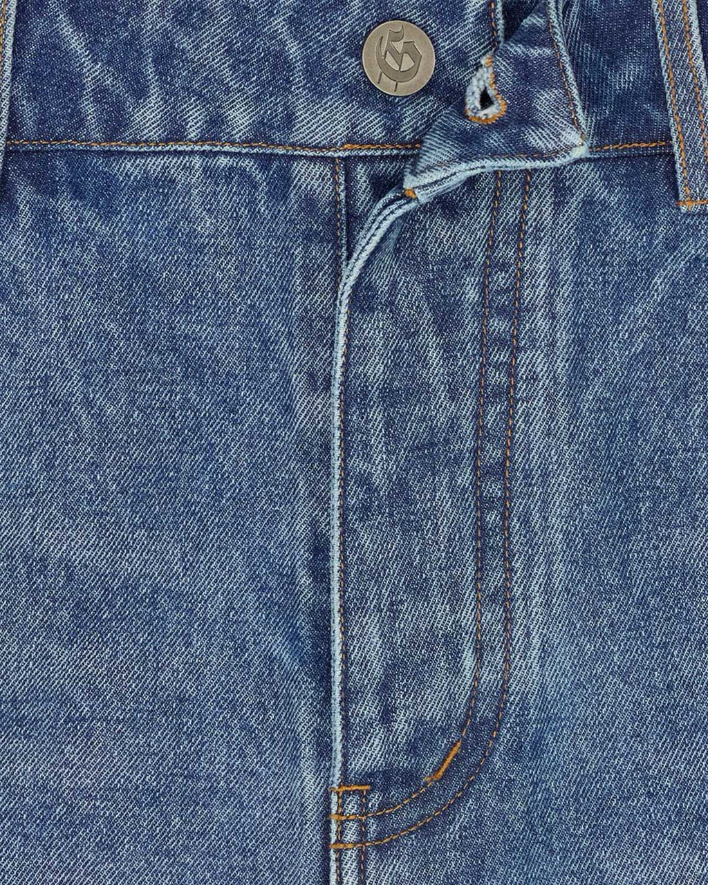 Godspeed Twin Panel Denim Shorts Blue