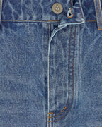 Godspeed Twin Panel Denim Shorts Blue