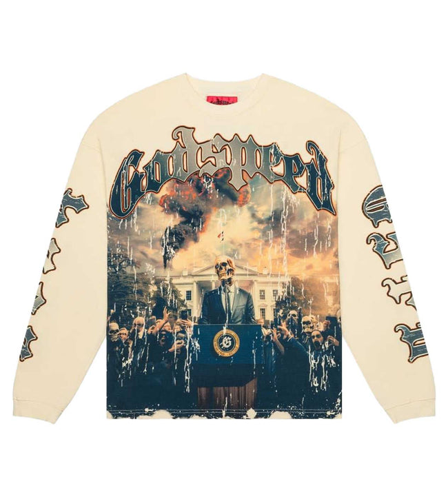 Godspeed V.O.D 2024 L/S Tee Bone Hover Image