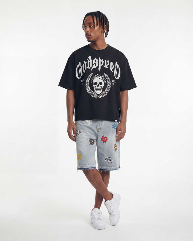 Godspeed Victor Crest Tee Black Main Image