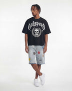 Godspeed Infinity Denim Shorts Multi Color Blue