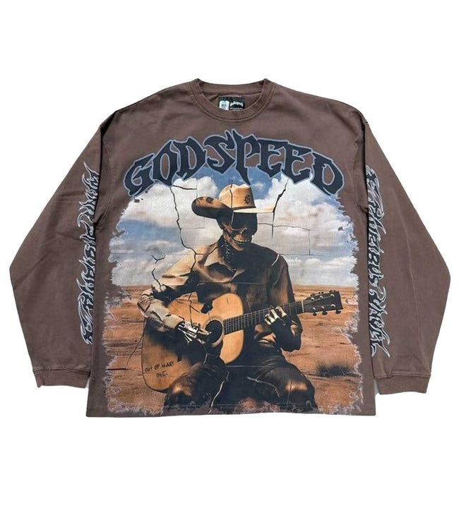 Godspeed Virtuoso L/S Tee Brown Hover Image