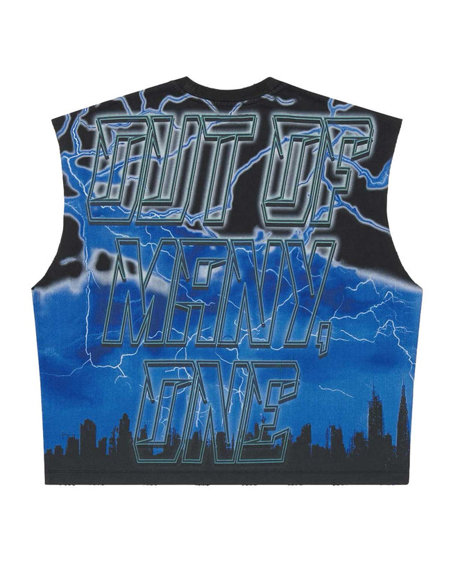 Godspeed Voltage Sleeveless Tee Black/Blue Main Image