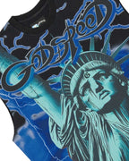 Godspeed Voltage Sleeveless Tee Black/Blue