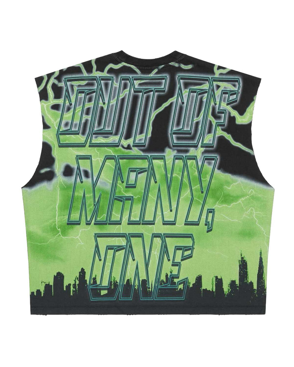 Godspeed Voltage Sleeveless Tee Black/Green