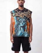 Godspeed Voltage Sleeveless Tee Black/Orange
