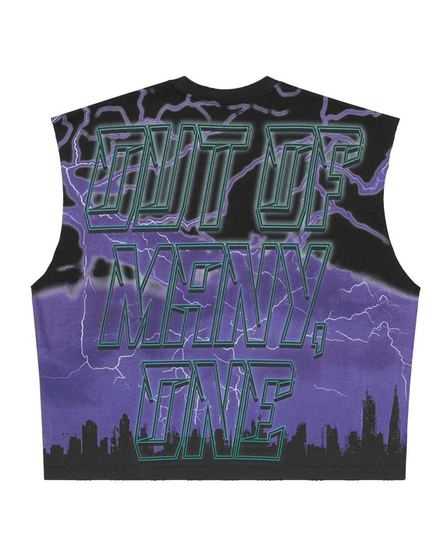 Godspeed Voltage Sleeveless Tee Black/Purple Main Image