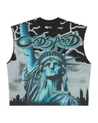 Godspeed Voltage Sleeveless Tee Black/Wolf Grey