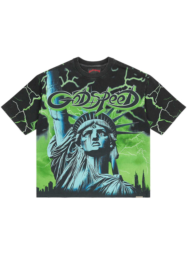 Godspeed Voltage Tee Black/Green Hover Image