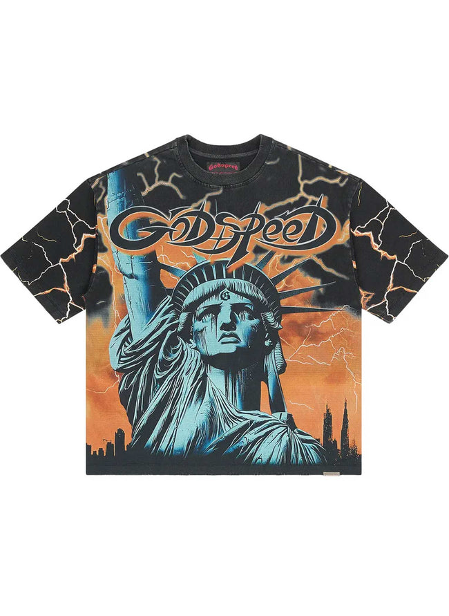 Godspeed Voltage Tee Black/Orange Hover Image
