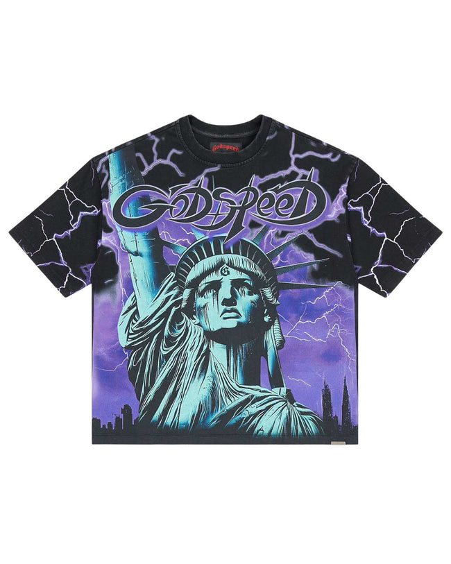 Godspeed Voltage Tee Black/Purple Hover Image