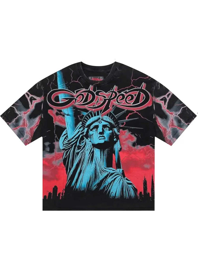 Godspeed Voltage Tee Black/Red Hover Image