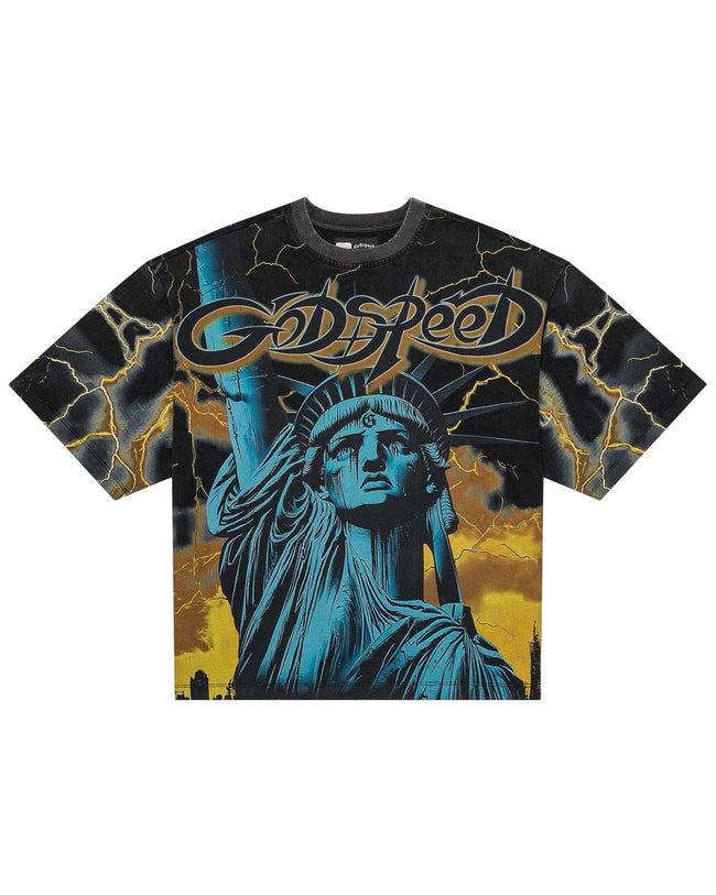 Godspeed Voltage Tee Black/Yellow Hover Image