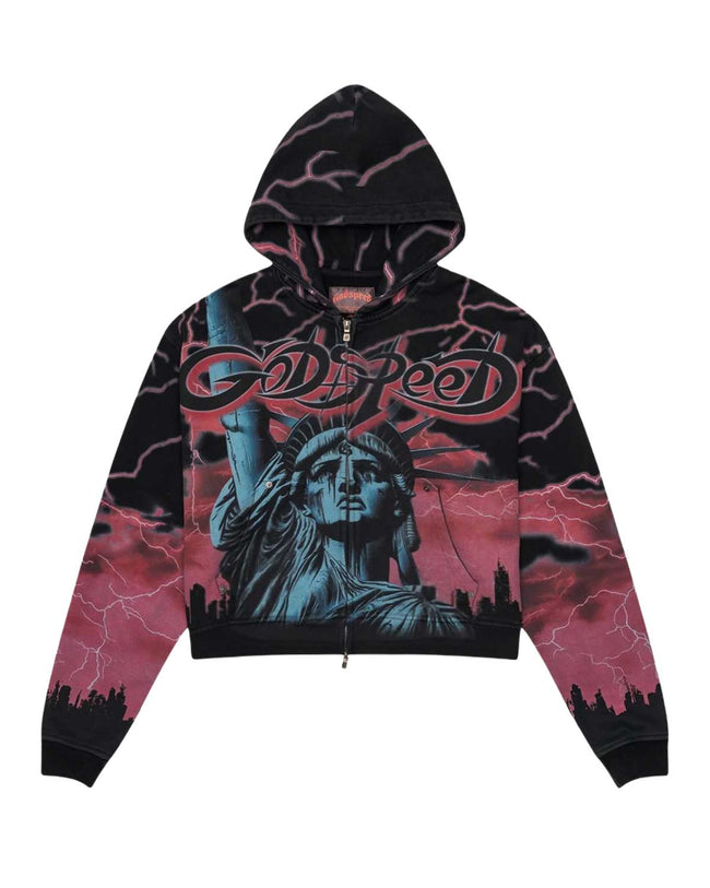 Godspeed Voltage Zip Hoodie Red Hover Image
